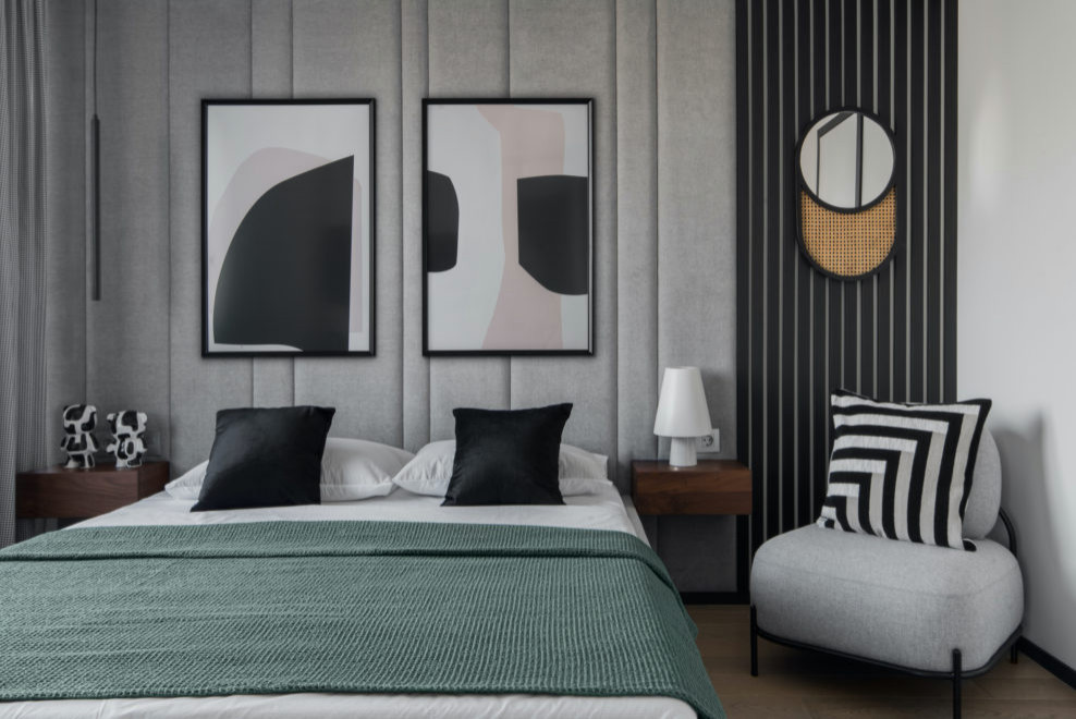 Стеновые панели нашего производства в проекте #book дизайнера Дарьи Максимовой