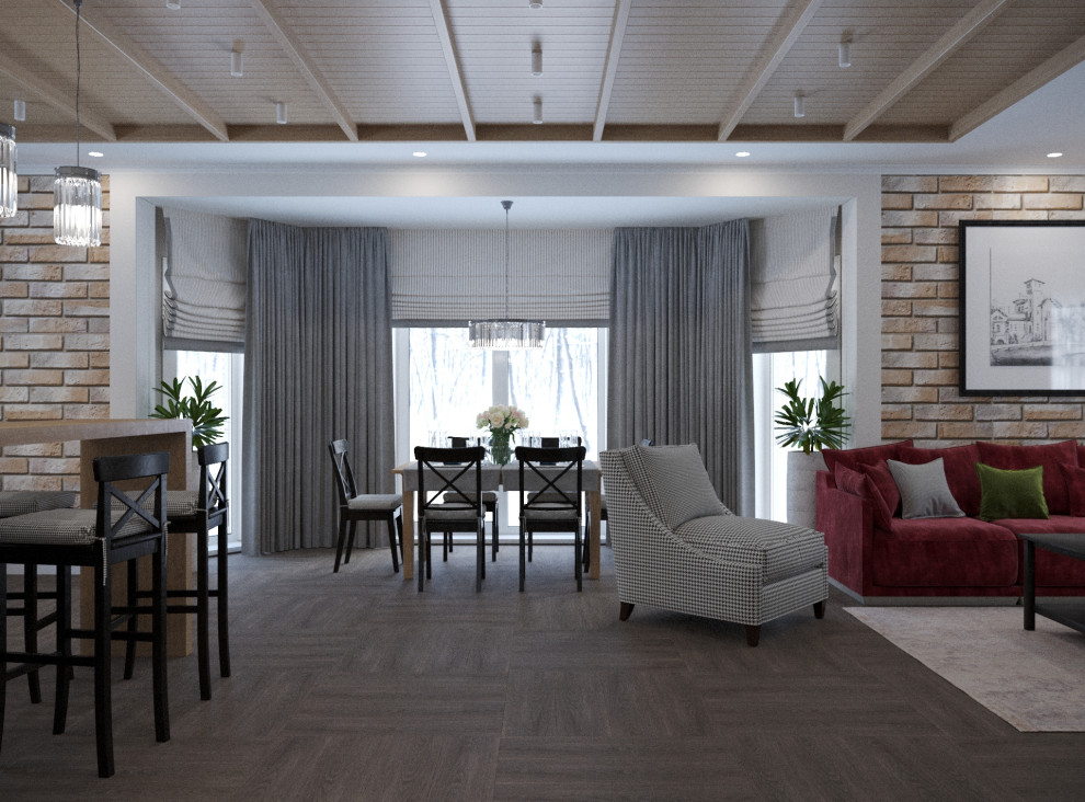 Яркий дом для большой семьи в СНТ Малиновый