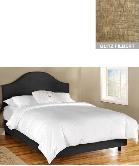 Custom Draper Upholstered Bed