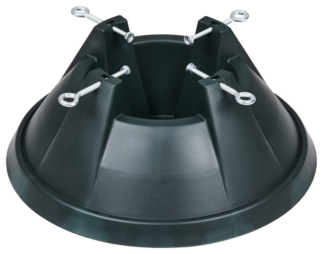 Green Live Christmas Tree Stand for Trees up to 8' Tall Modern Christmas Tree Stands And