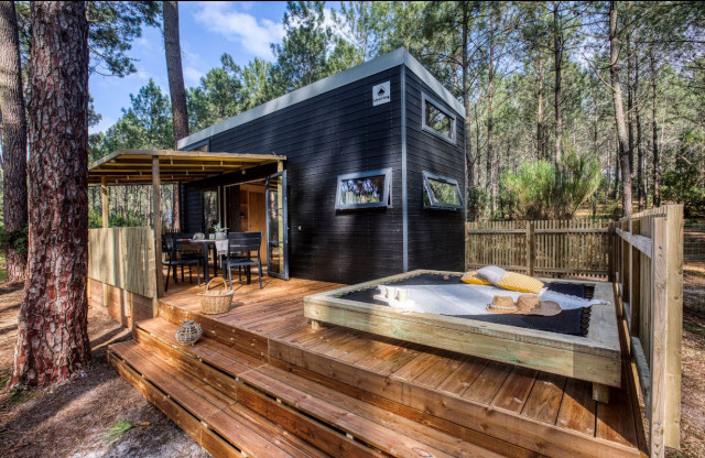 Tiny House en bois de 30m2 - Lacanau coastal-terrace
