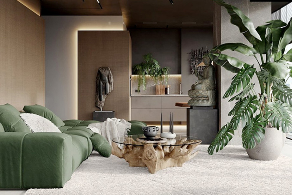 КВАРТИРА В БАЛИЙСКОМ СТИЛЕ В МОСКВА-СИТИ