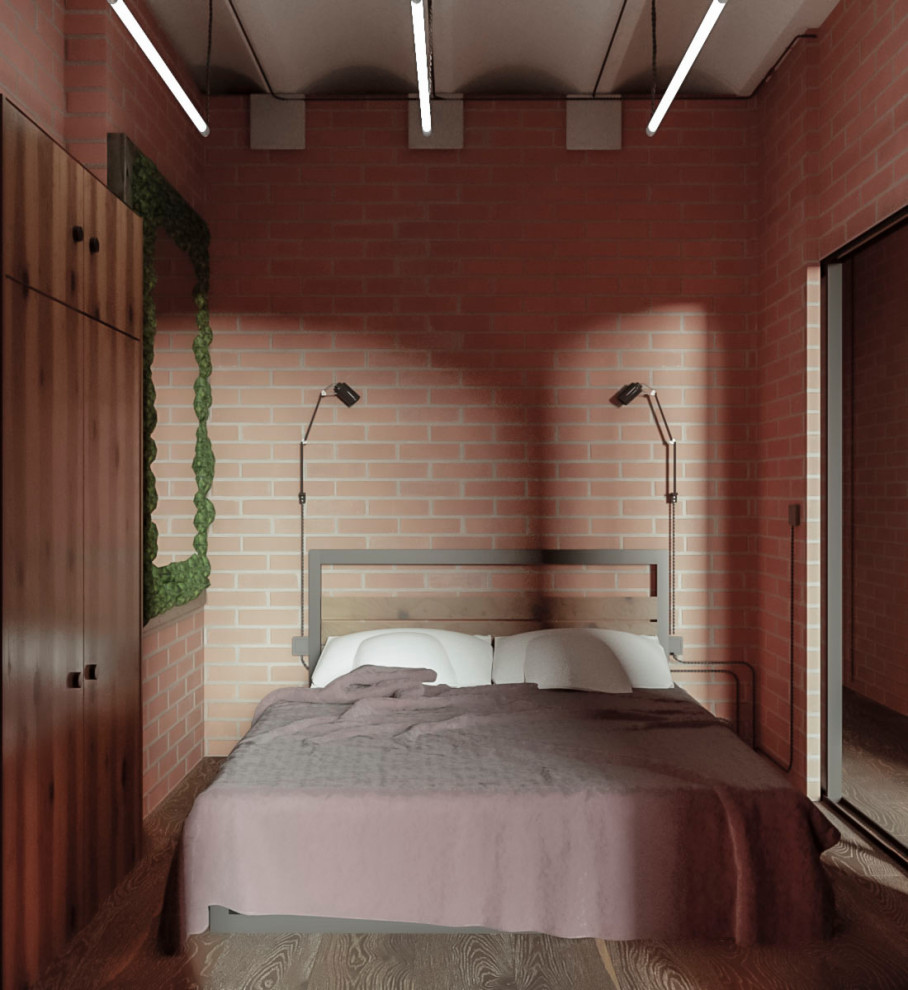 3Dвизуализация квартиры-студии в стиле Лофт