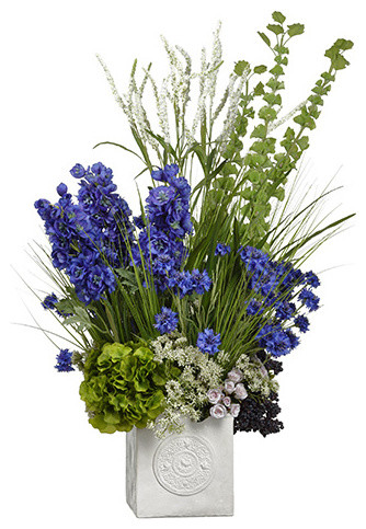 Silk Plants Direct Delphinium Hydrangea Bells Of Ireland Set 1 Silk Plants Direct Delphinium Hydrangea Bells Of Ireland Set 1