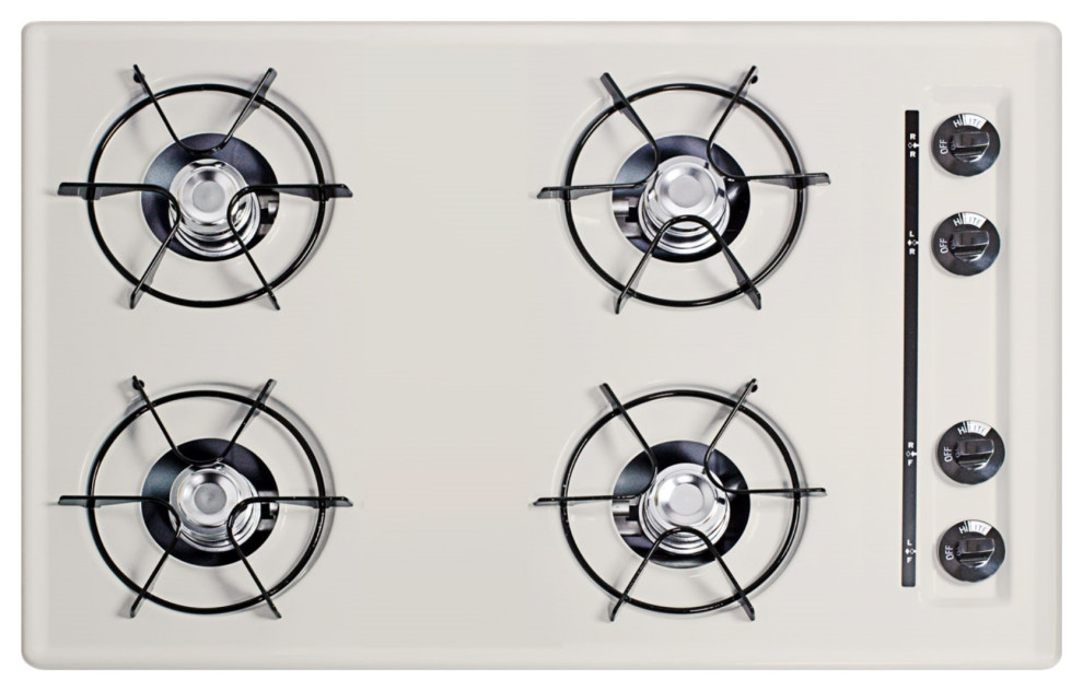 30"W Cooktop, With 4Burners and Battery Start Ignition, SNL05P