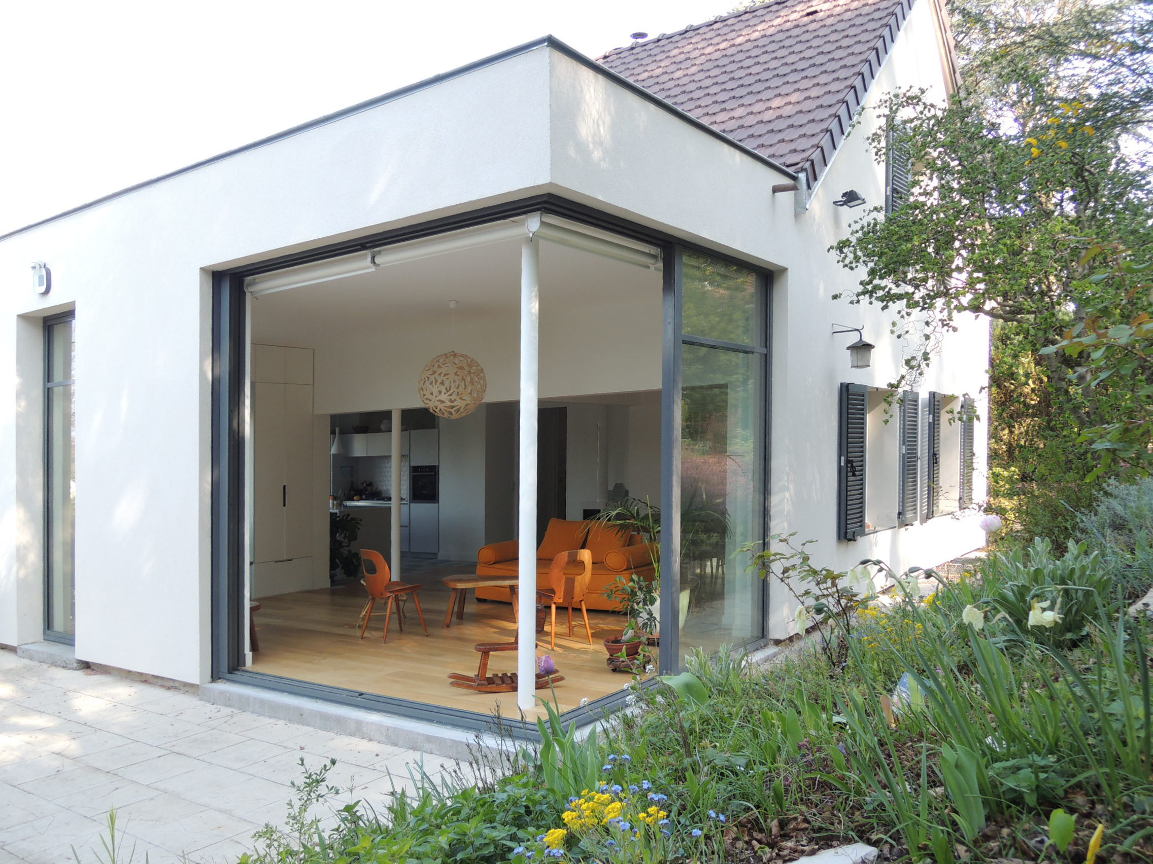 Réhabilitation et surélévation d'une maison