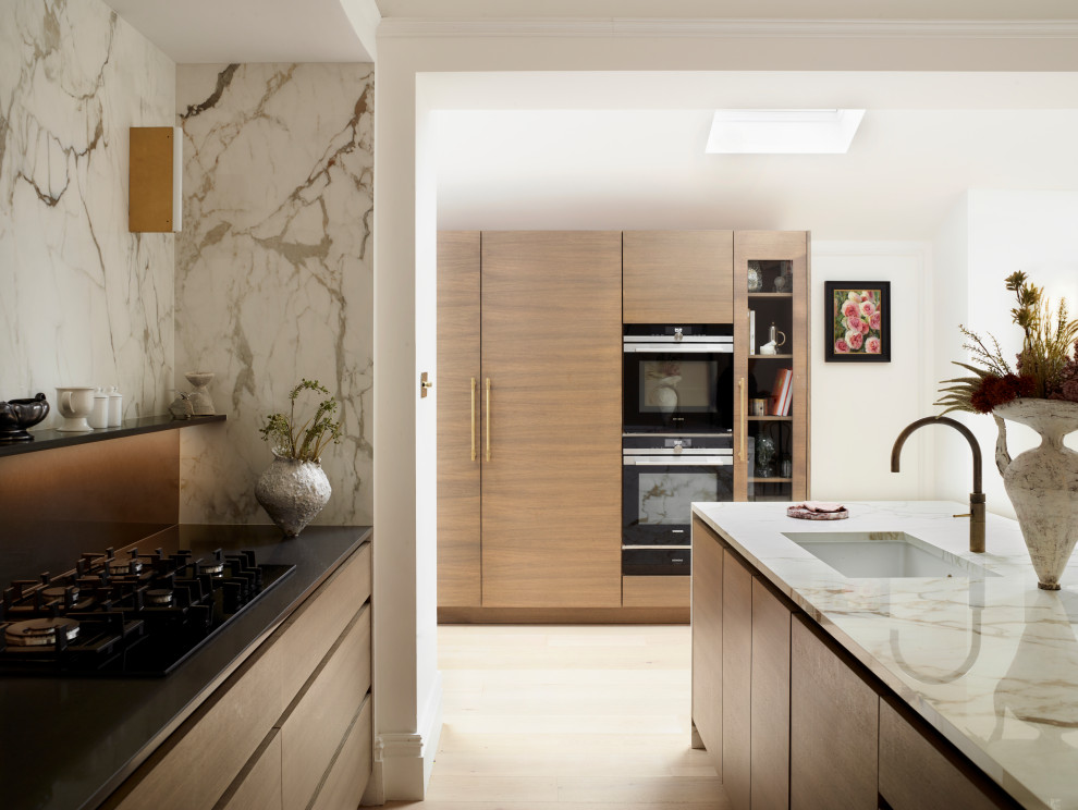 Photo of a scandi kitchen in London.