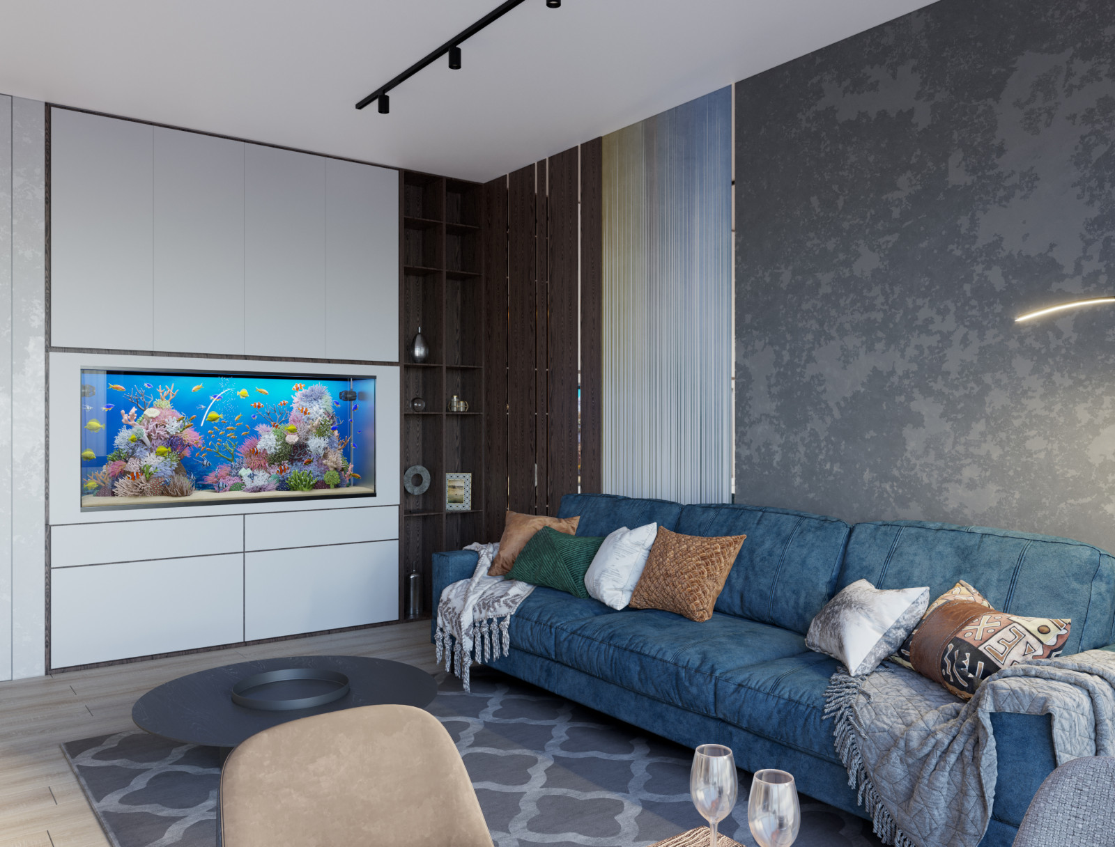 Дизайн гостиной с камином. Ставрополь