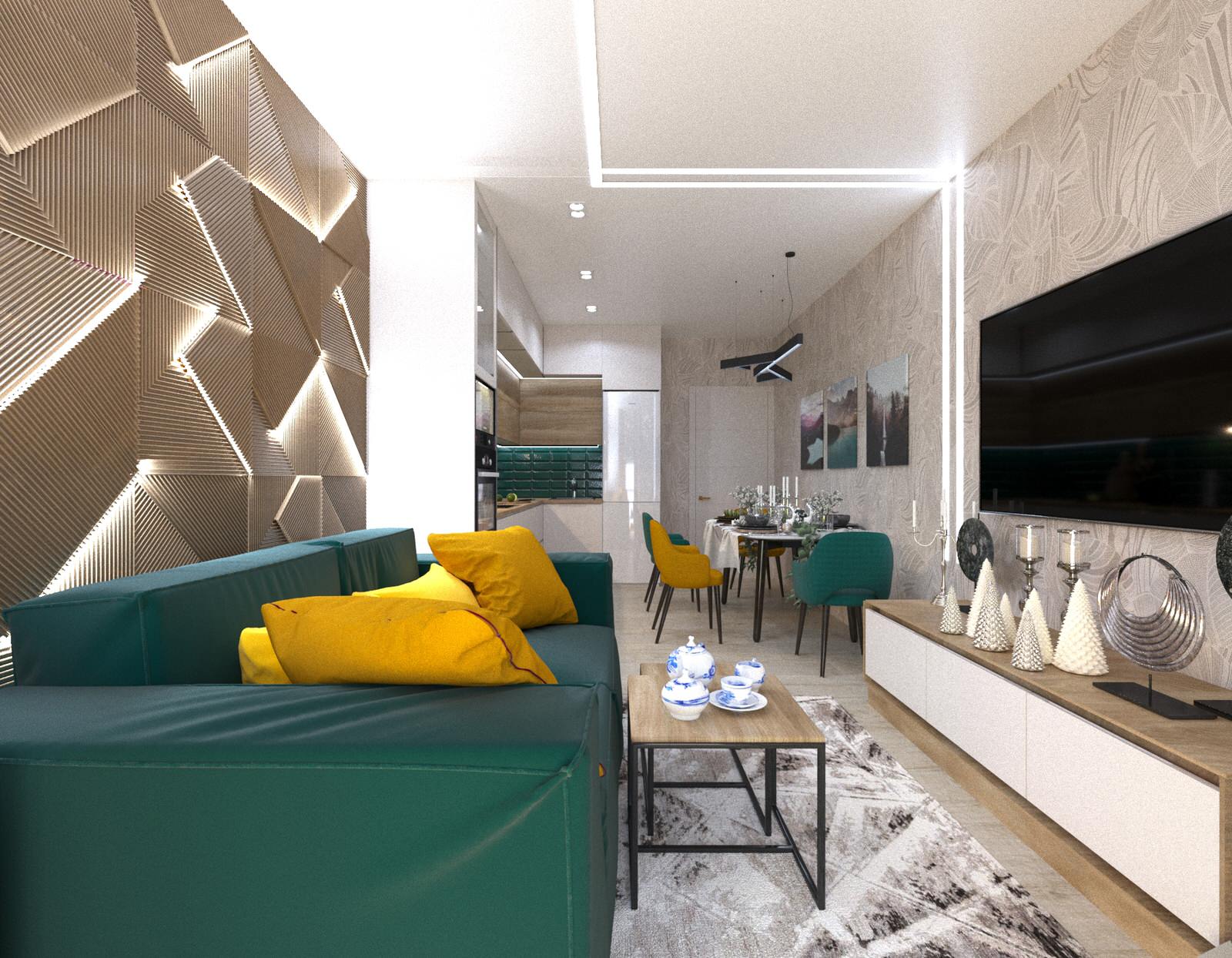 Двухкомнатная квартира