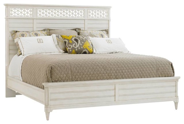 Cypress Grove-Wood Panel Bed-Queen