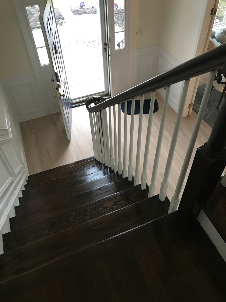This is an example of a transitional staircase in New York.