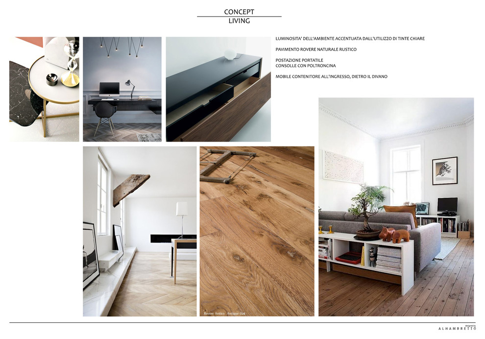 Luce naturale e linearità - Concept Living Area