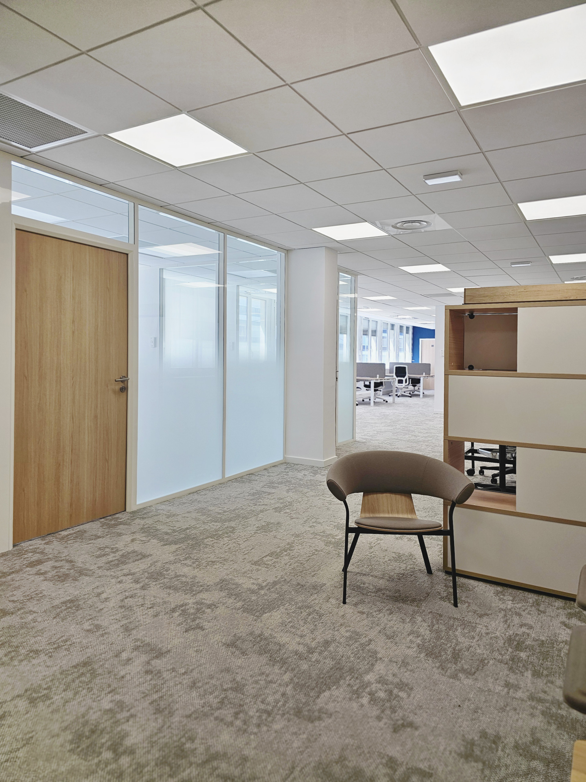 Rénovation d'un plateau de bureau témoin