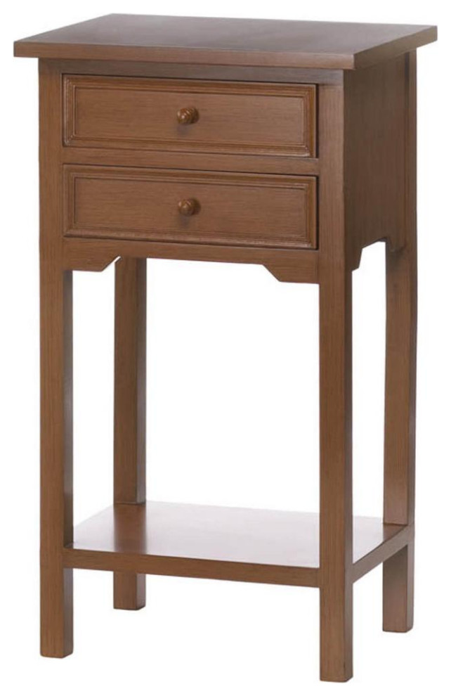 Natural Wooden Side Table Transitional Side Tables And End Tables