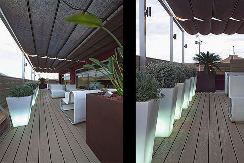 Office Terrace Design modern-terrasse