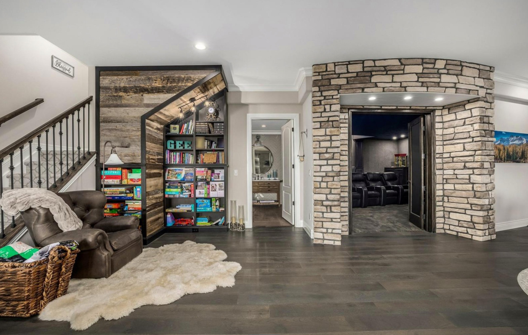 Colorado Modern Basement