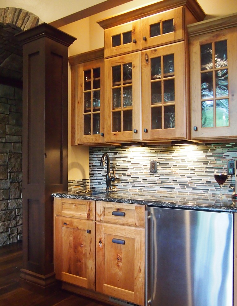 Mountain style kitchen photo in Grand Rapids