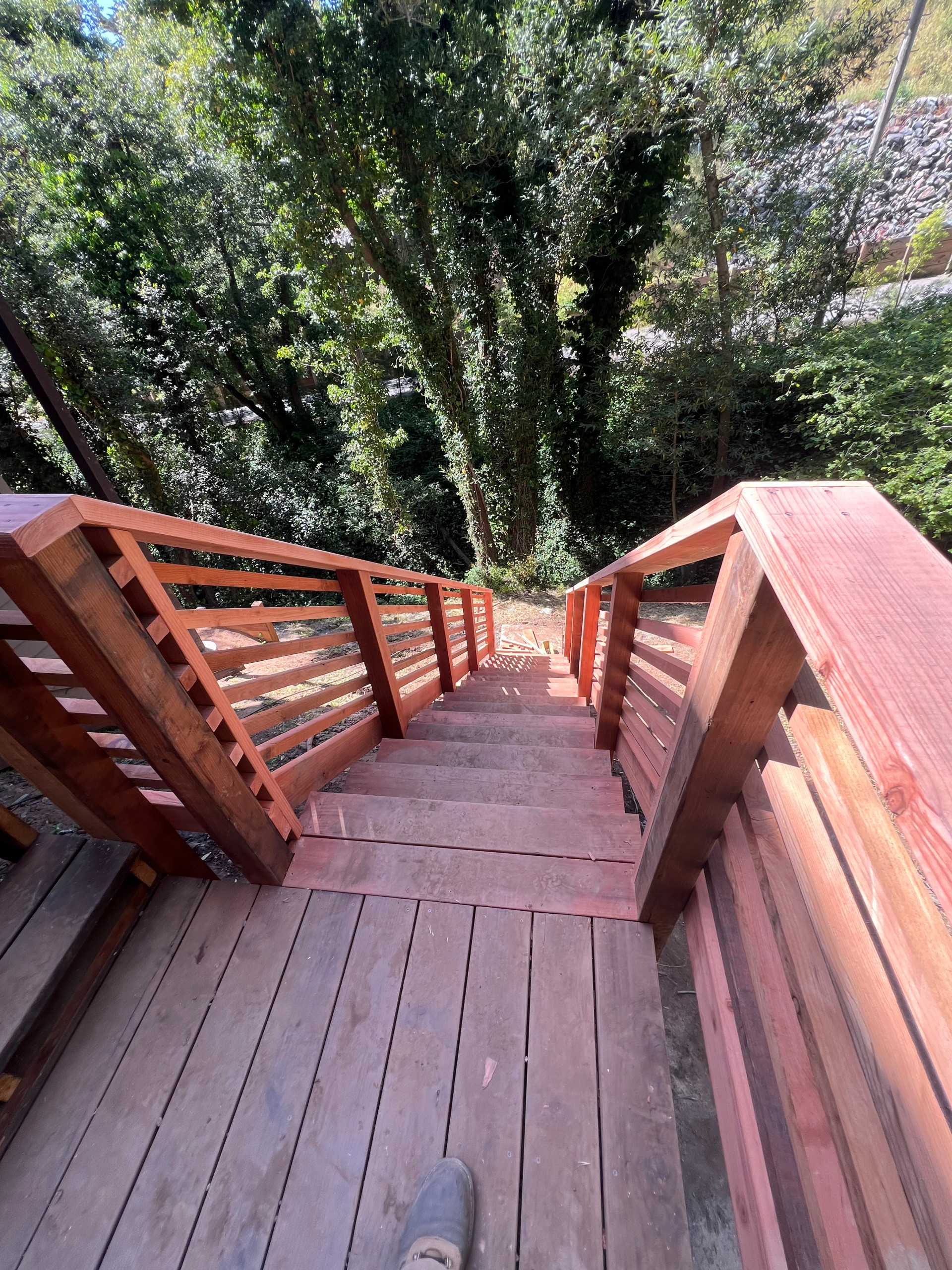 New Deck with Stairs