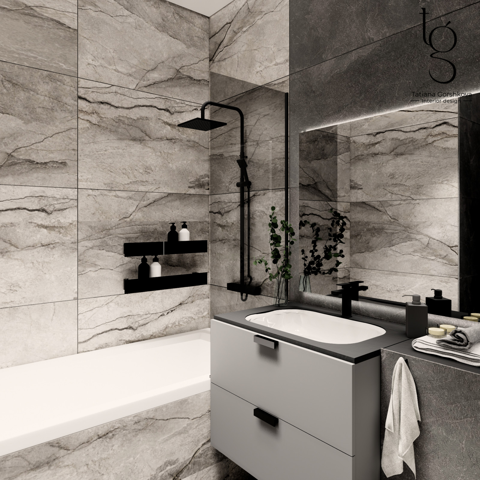 A cozy three-room family apartment