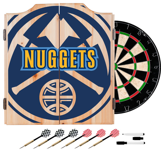 NBA Dart Set With Darts and Board, Fade, Denver Nuggets