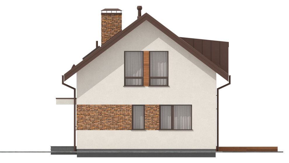 Типовой уютный дом на 125 м2