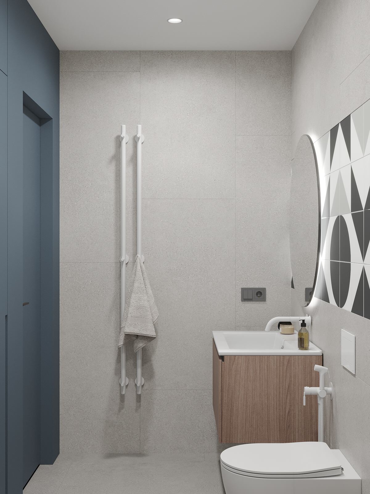 Квартира для молодой семьи с элементами сканди