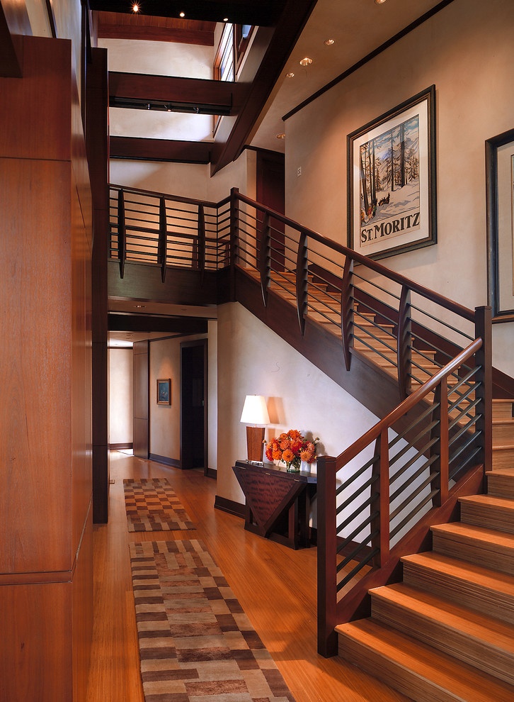 This is an example of a modern staircase in Denver.