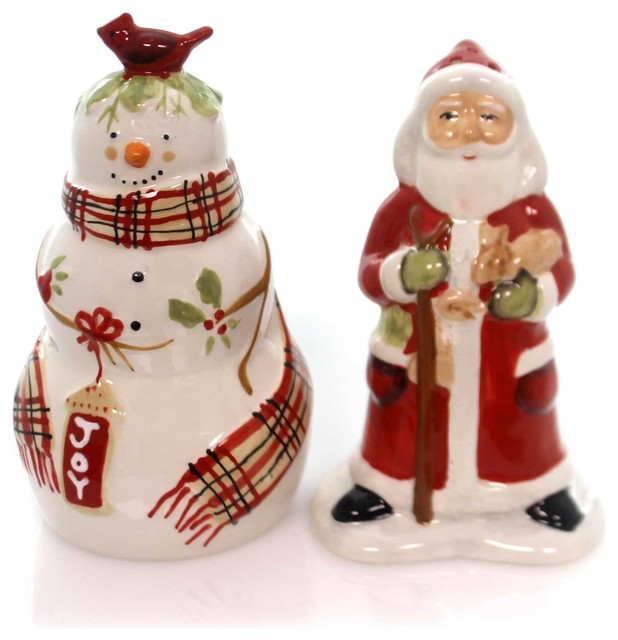 snowman salt and pepper shakers