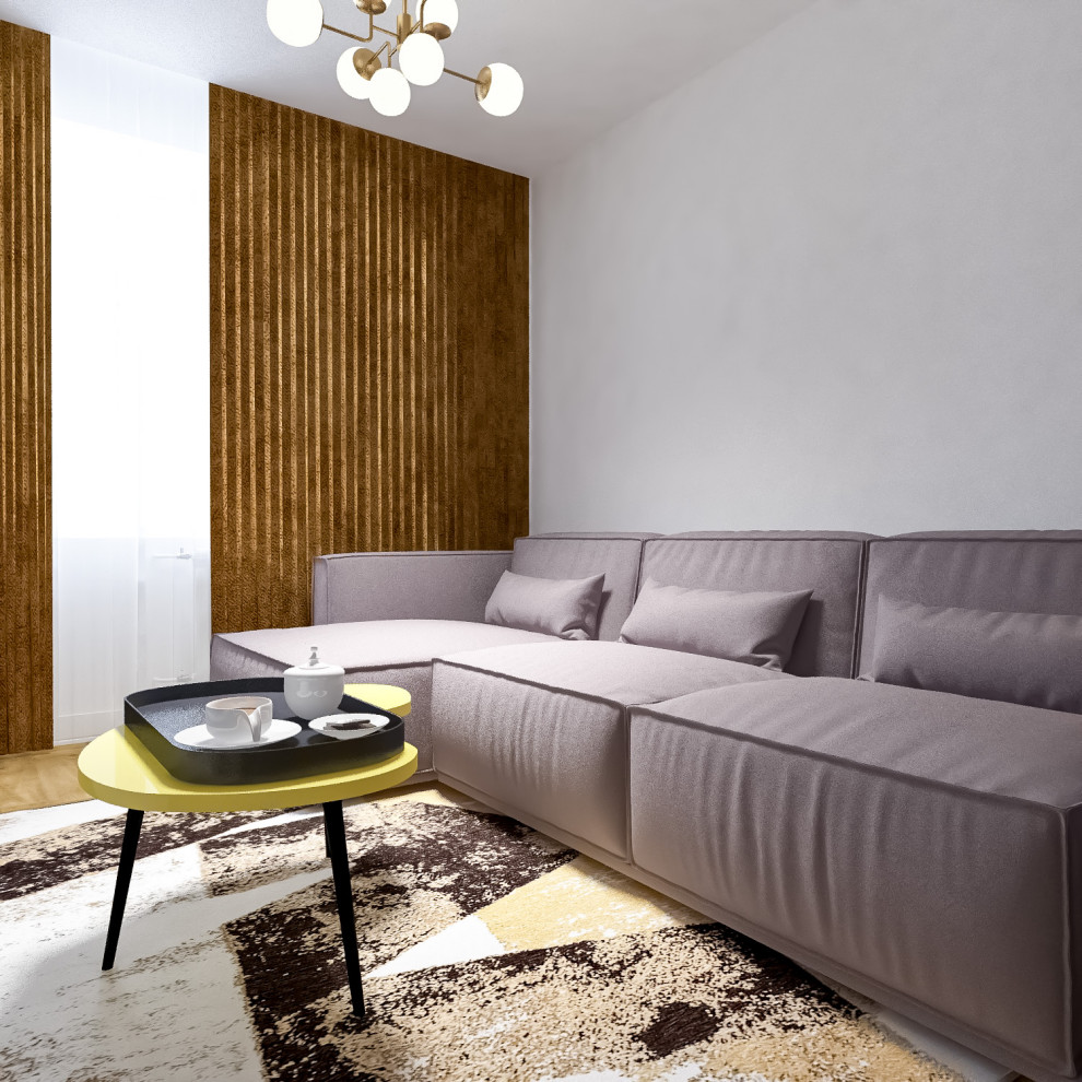 2020. 05. 02. Проект дизайна интерьера квартиры (гостиная 2)