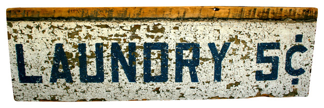 Barn Wood Laundry Sign