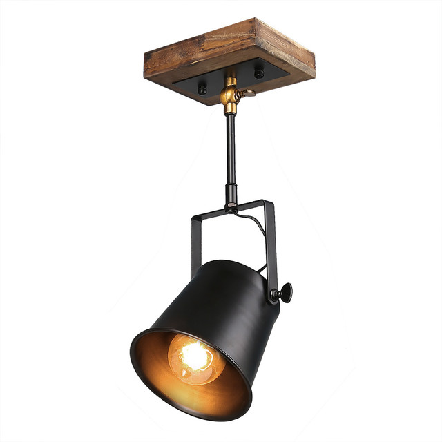 Lnc Wood Close To Ceiling Track Lighting Spotlights 1 Light Lnc Wood Close To Ceiling Track Lighting Spotlights 1 Light Lights Industrial Heads And Pendants By
