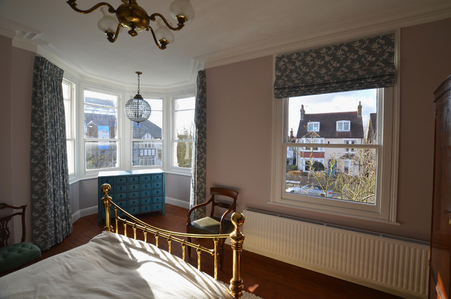 Beautiful Bay Window Curtains And Blinds Victorian