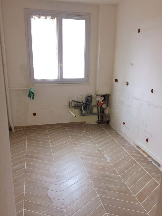 CUISINE: rénovation complète de cette pièce de 9m2