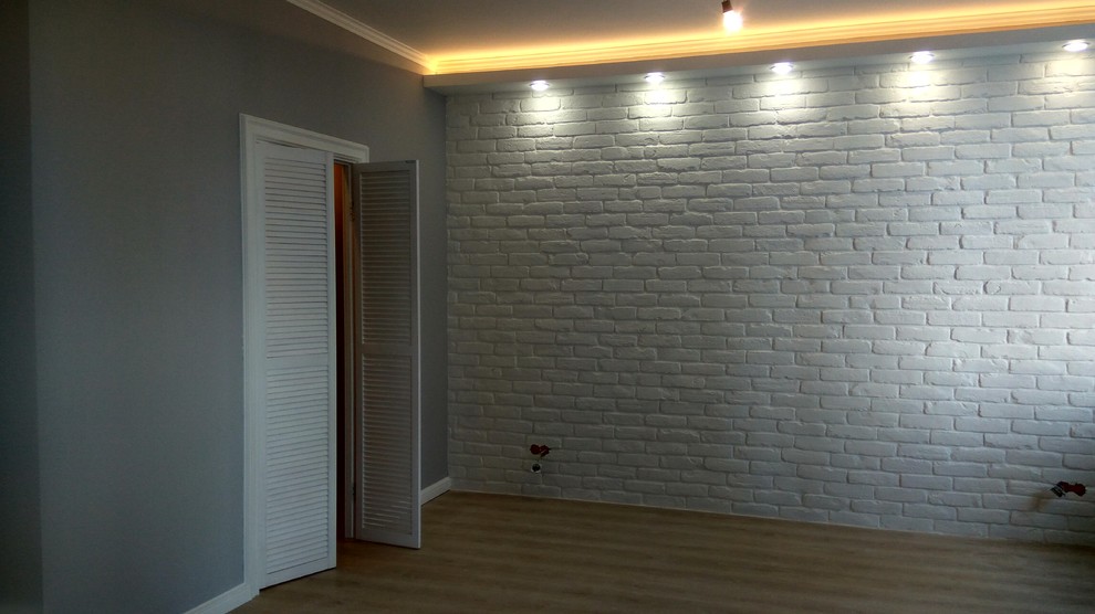 Квартира  студия в смешанном стиле.