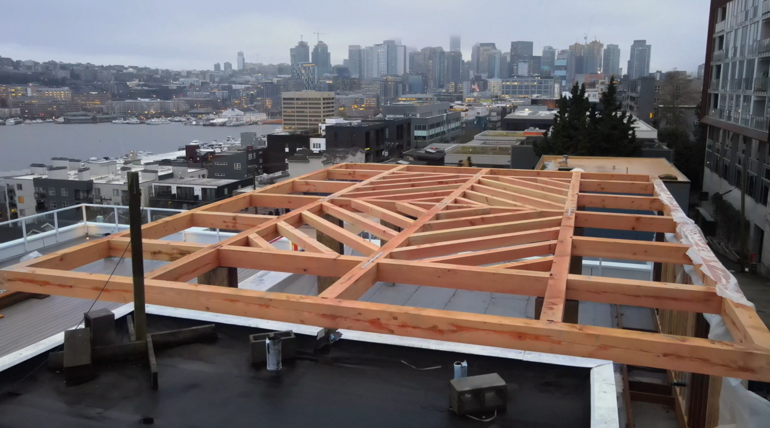 Westlake Pergola, completed