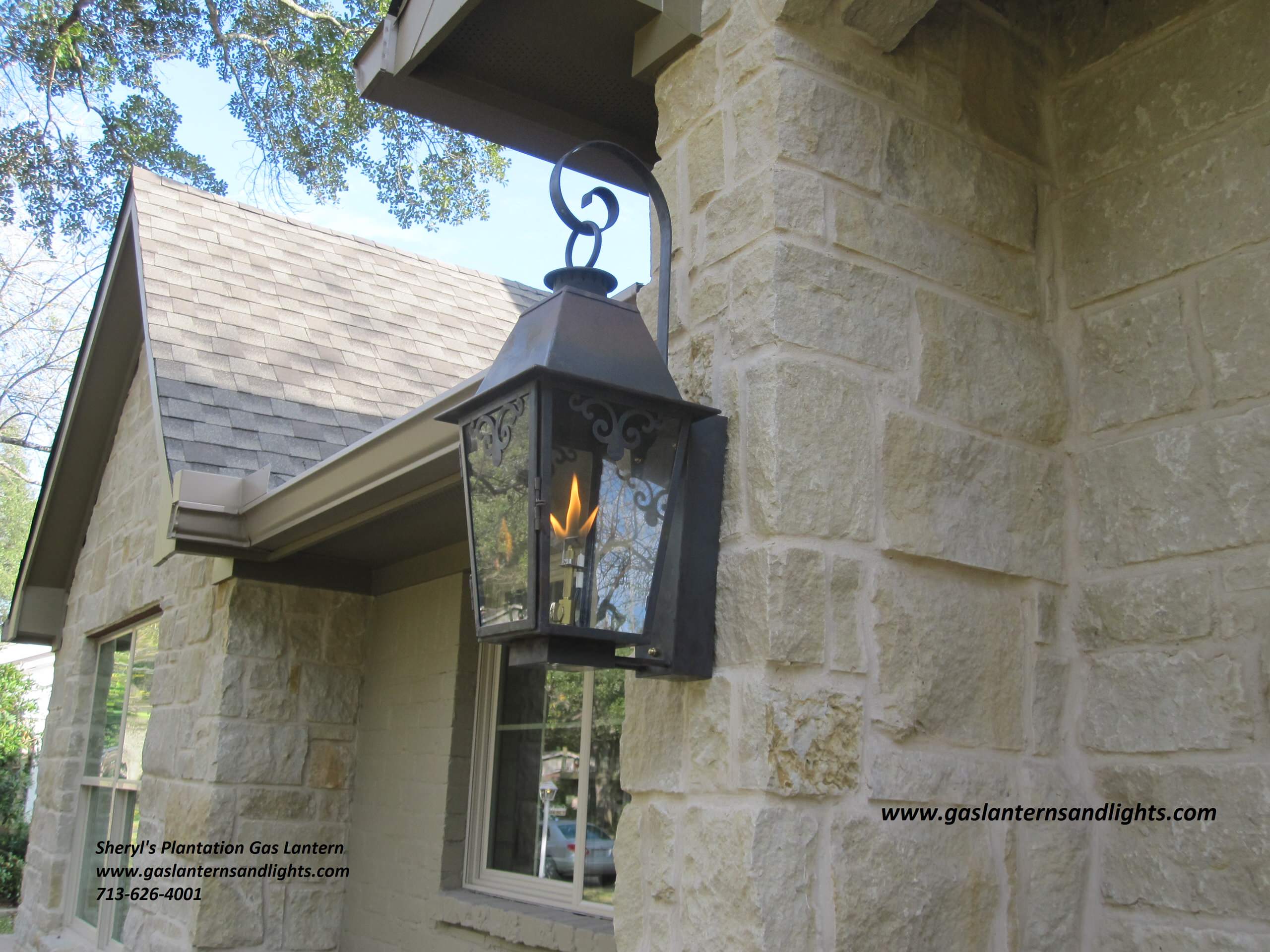 Plantation Style Gas and Electric Lanterns by Sheryl Stringer