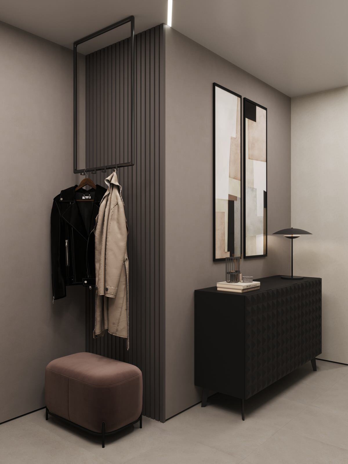 Проект квартиры 76 кв.м., ЖК Калининский 3