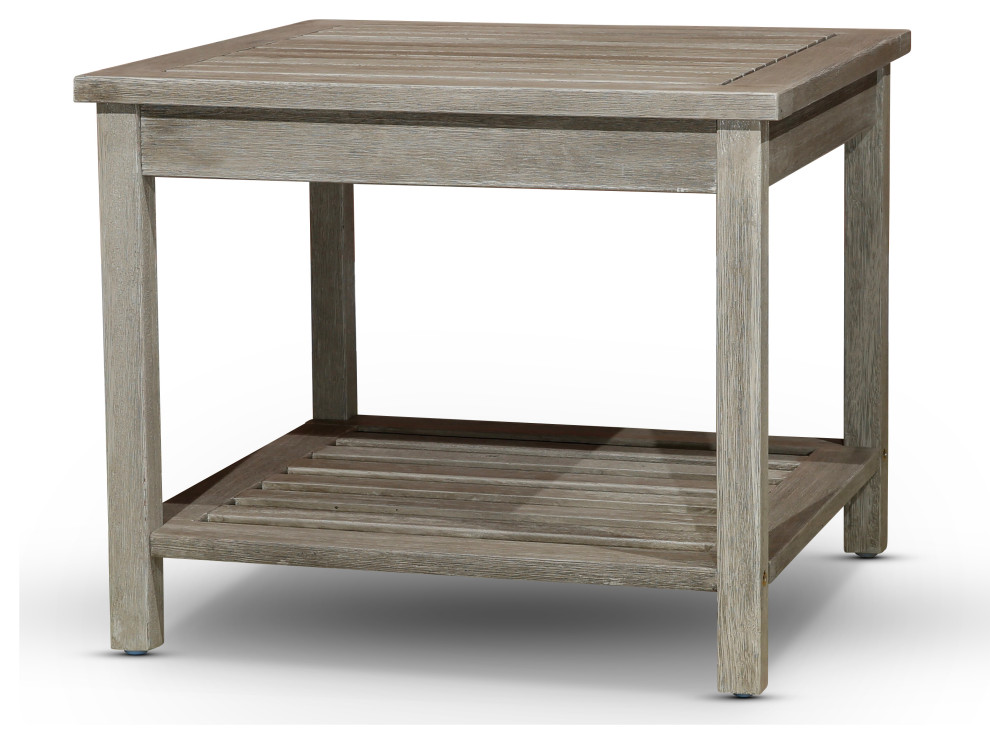 Longs Peak Eucalyptus 2Shelf Side table Farmhouse Outdoor Side