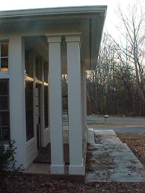 Entry porch detail