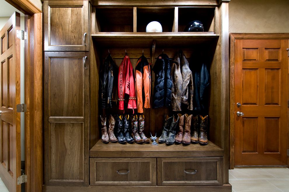 Photo of a medium sized traditional boot room in Other.