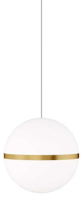 Tech Lighting FJ LED Mini Hanea Pendant, Natural Brass 700FJHNENB ...