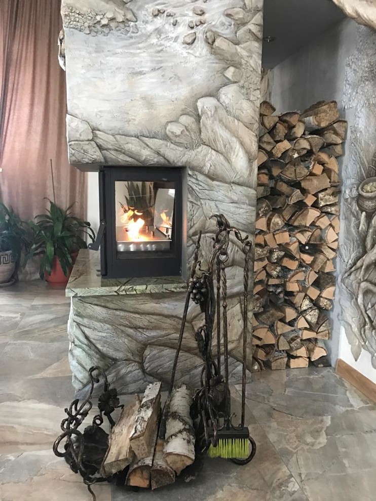 Топливный блок с высокими стёклами