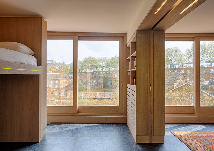 Creating loft space for boys bedroom