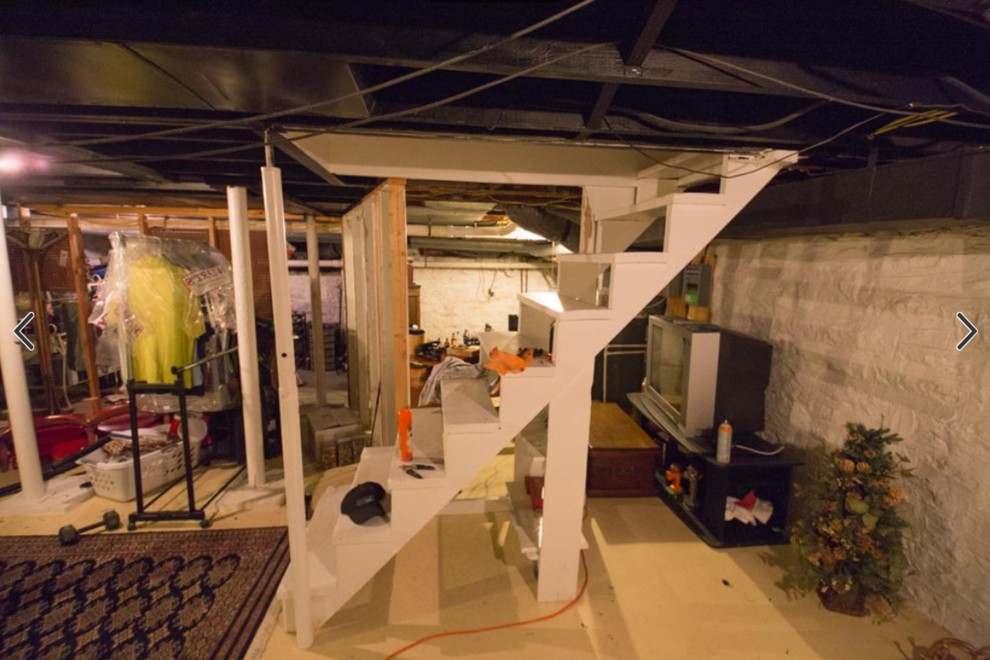 Basement Remodel Before