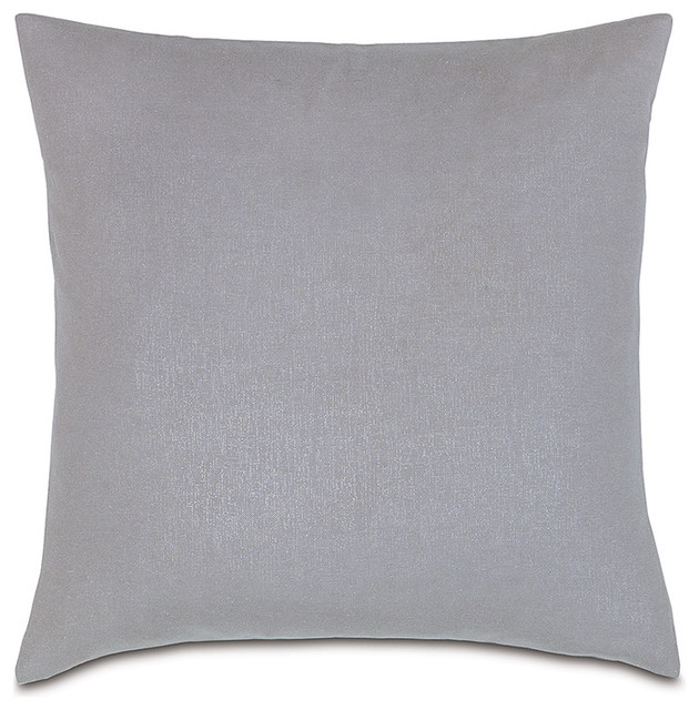 Elsa Shimmer Decorative Pillow, Gray, 22"x22"