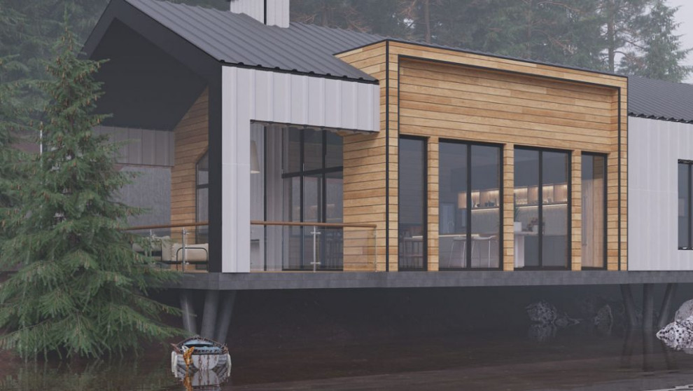 Проект дома в стиле Барн Хаус