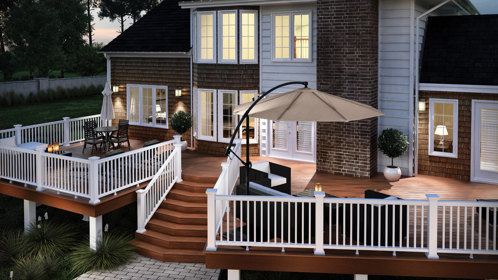 This is an example of a large deck in Charlotte.