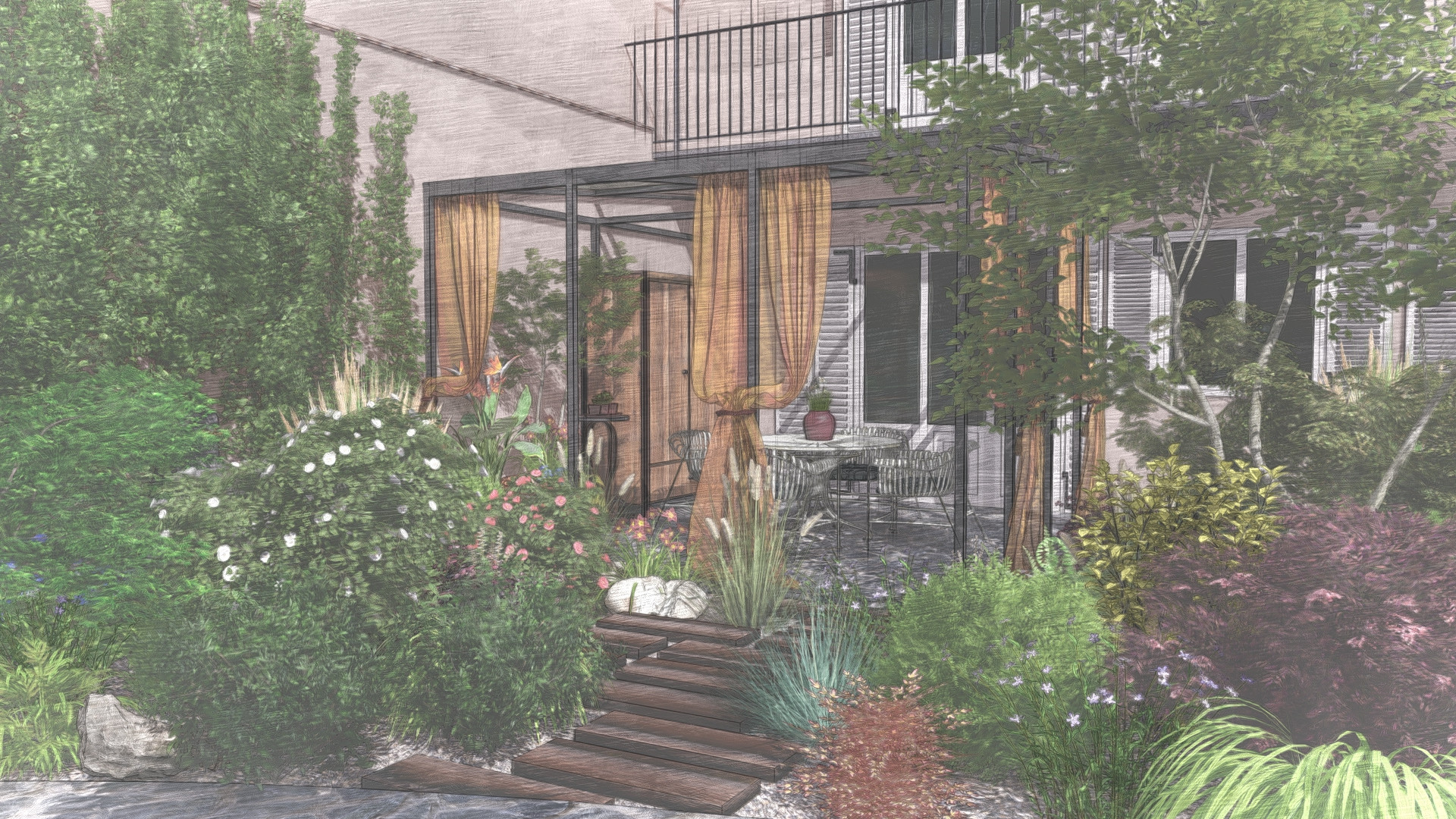Veranda cottage