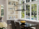 Transitional Dining Room by Sullivan Design Studio
