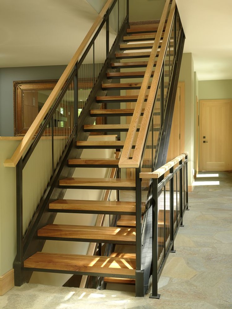 This is an example of a contemporary staircase in St Louis.